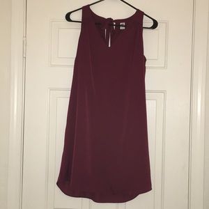 Burgundy dress